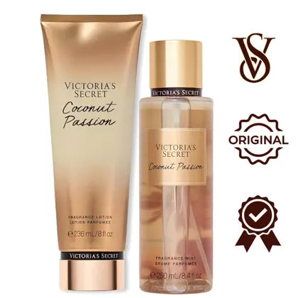 Kit Body Splash + Creme Victoria's Secret Coconut Passion Feminino 236ml+250ml - Victória's Secret