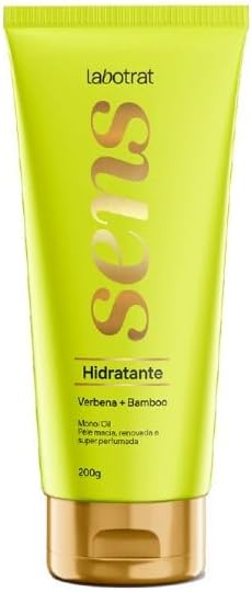 Labotrat Sens Kit Tratamento Corporal Verbena e Bamboo, Hidratante 200g, Body Splash 230ml, Gel de Banho 230ml, Esfoliante 300g, 4 Produtos