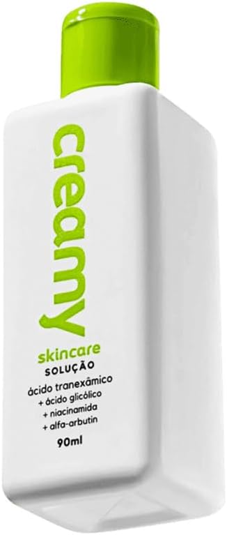 Kit Creamy Skincare Vitamina C Tranexâmico Hidratante Calming Cream Protetor Facial FPS60 (4 produtos)