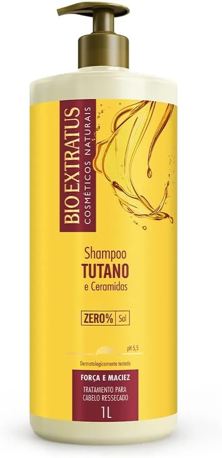 Kit Bio Extratus Tutano (1L) Shampoo, Condicionador e Creme de Silicone
