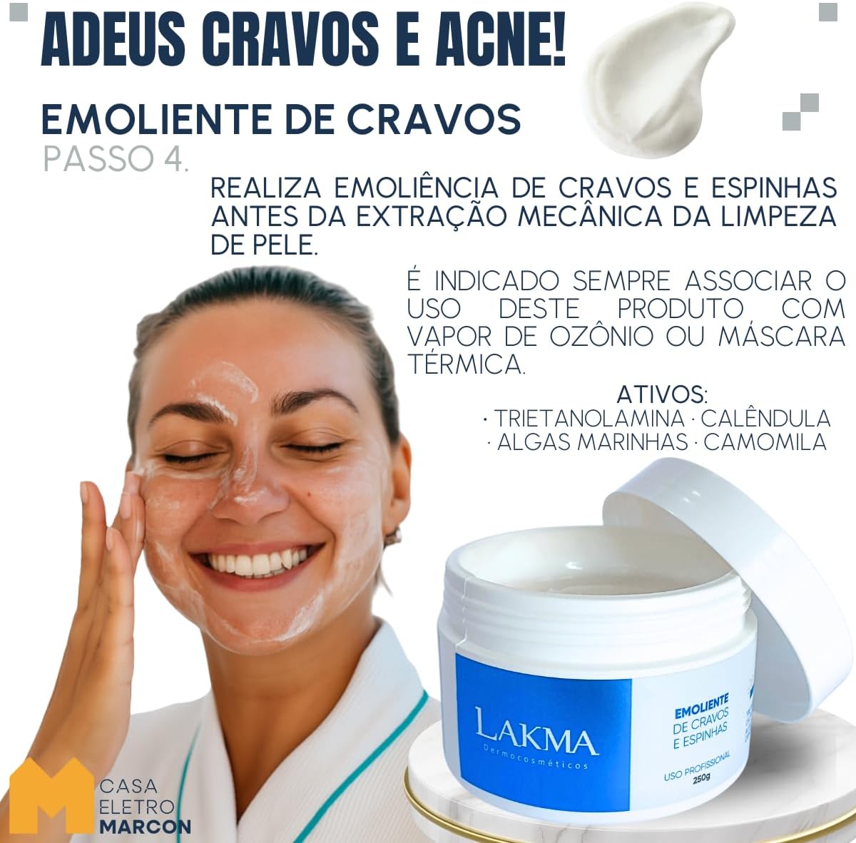 Kit Limpeza de Pele Lakma (5 itens)