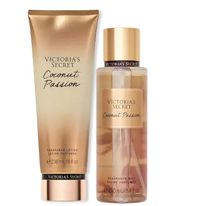 Kit Body Splash + Creme Victoria's Secret Coconut Passion Feminino 236ml+250ml - Victória's Secret
