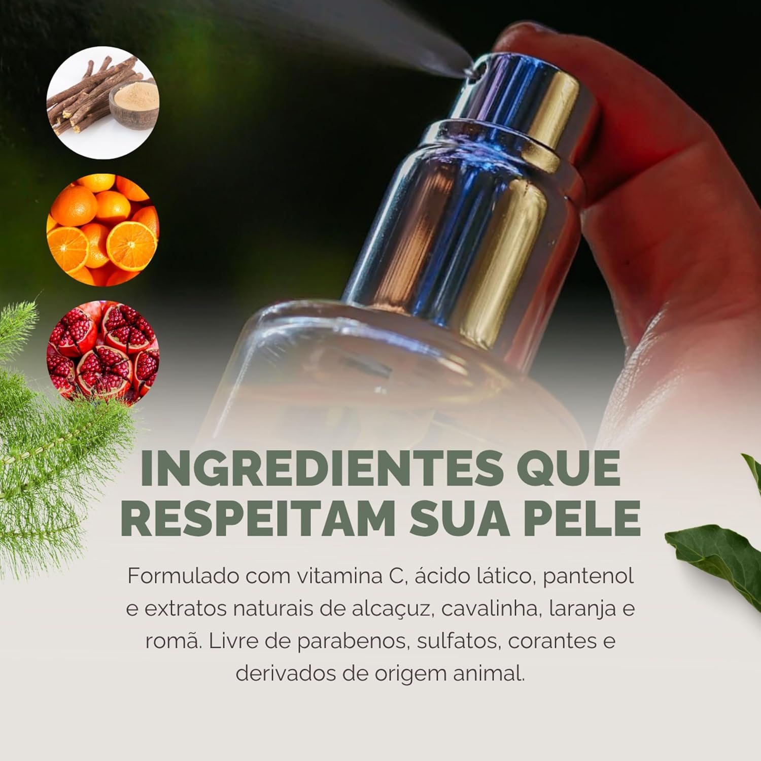 Kit Skincare Limpeza Revitalização Equilíbrio – Balm Demaquilante, Sabonete Iluminador, Tônico com Vitamina C, Ácido Lático, Alcaçuz Romã Natural Vegano Raiar da Alma