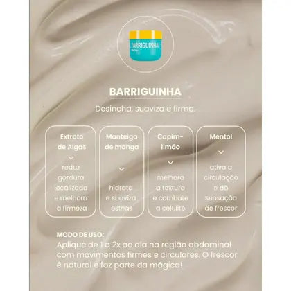 Kit Bumbum Cream Esfoliante Esfrega Barriguinha Cream 200g Trio Cuidado Diário Creme Corporal Tratamento De Celulite Estrias E Pelos Encravados BB - Beleza Brasileira