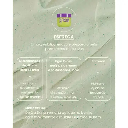 Kit Bumbum Cream Esfoliante Esfrega Barriguinha Cream 200g Trio Cuidado Diário Creme Corporal Tratamento De Celulite Estrias E Pelos Encravados BB - Beleza Brasileira