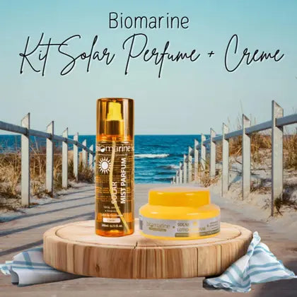 Kit Body Splash + Creme Hidratante Solar Mist Biomarie - BIOMARINE