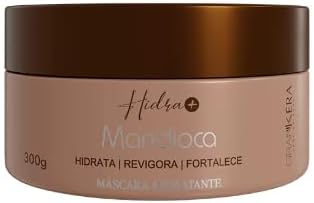 Kit Home Care Mandioca Grankéra, Shampoo 500ml, Condicionador 500ml, Máscara Capilar 300g