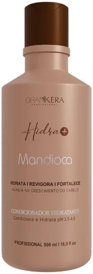 Kit Home Care Mandioca Grankéra, Shampoo 500ml, Condicionador 500ml, Máscara Capilar 300g