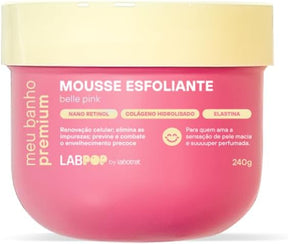 Kit Cuidados Completo Belle Pink - Meu Banho Premium - Esfoliante, Hidratante, Body Splash e Gel de Banho - Limpeza, Hidratação e Perfume com Nano Retinol e Colágeno