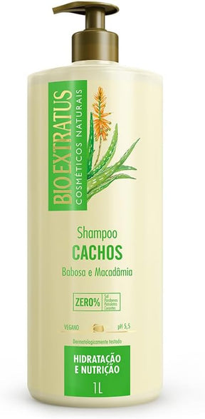 Kit Cachos Bio Extratus Shampoo e Condicionador 1L Hidratação Intensa