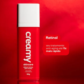 Kit Creamy Skincare Ácido Glicólico e Retinal Sérum Anti-Aging (2 produtos)