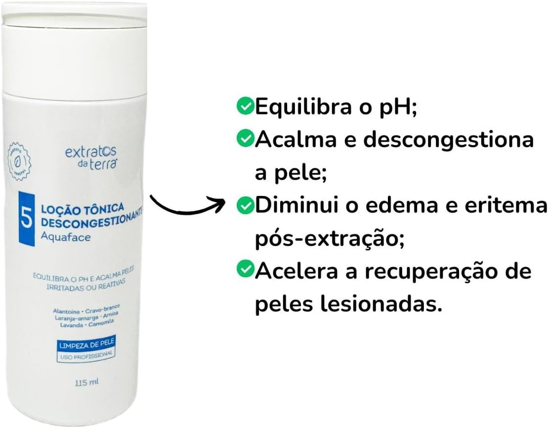 Kit Limpeza De Pele Mini Extratos Da Terra + Máscara 110V + Brinde