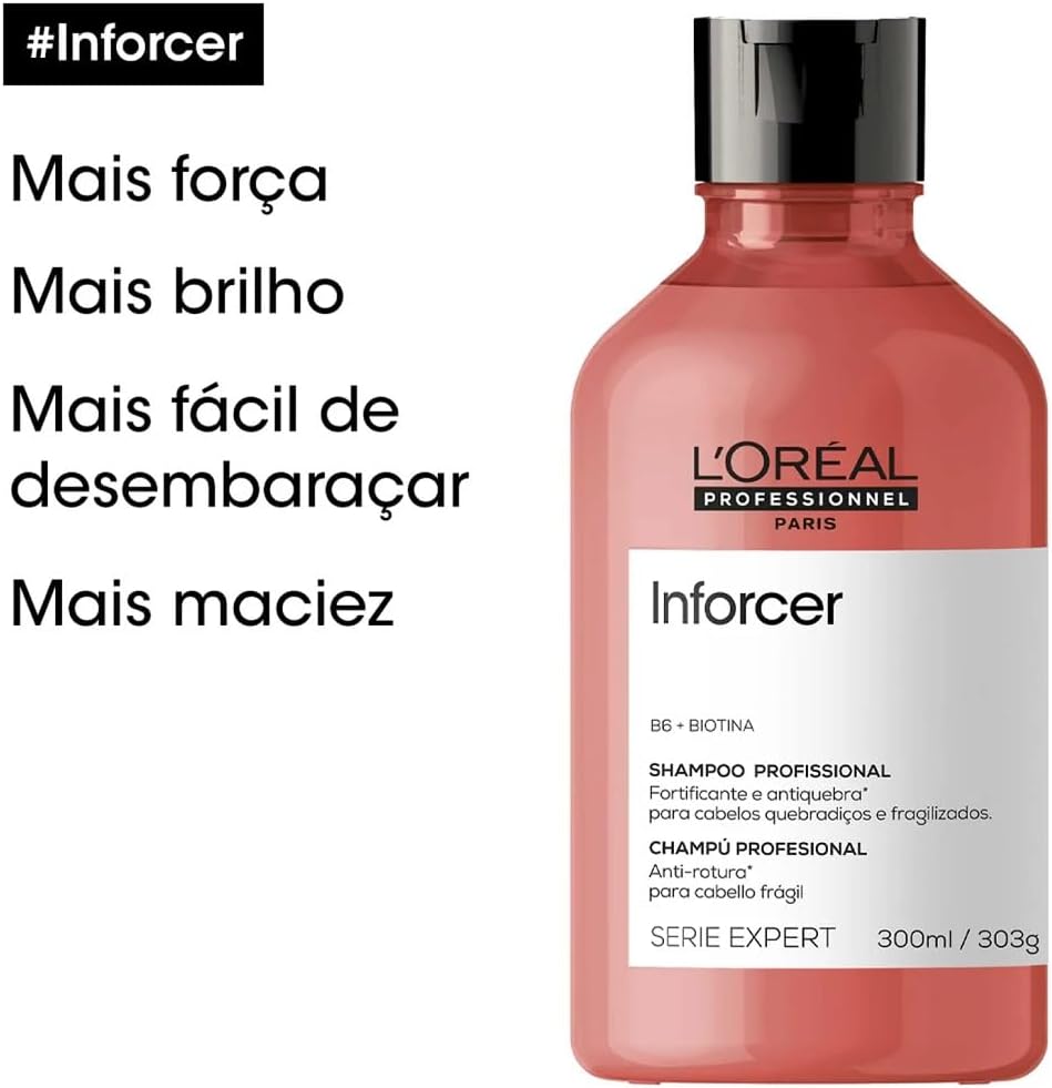 Kit Shampoo e Condicionador Loreal Professionnel Inforcer Pequeno