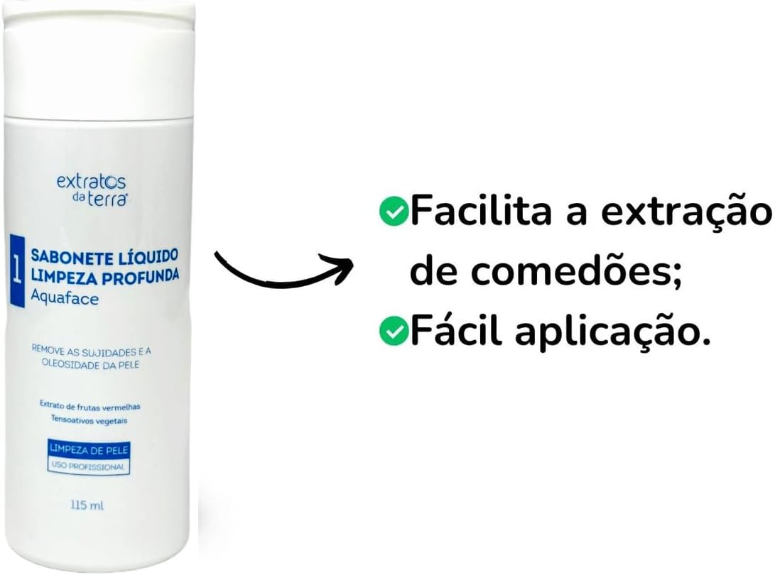 Kit Limpeza De Pele Mini Extratos Da Terra + Máscara 110V + Brinde