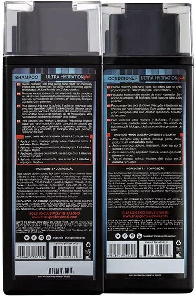 Kit Shampoo + Condicionador Ultra Hydration TRUSS 2 x 300 ml