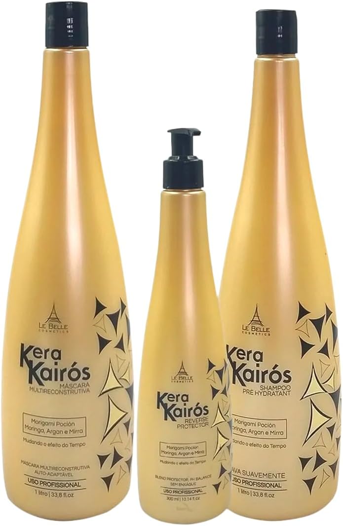 Kit Tratamento Capilar Kera Kairós Cauterização Profissional