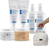 Kit Completo para Limpeza de Pele Aquaface Extratos da Terra - Esfoliante, Emoliente, Tônico e Máscaras - Uso Profissional