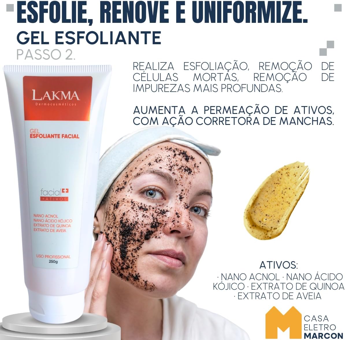 Kit Limpeza de Pele Lakma (5 itens)