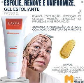 Kit Limpeza de Pele Lakma (5 itens)
