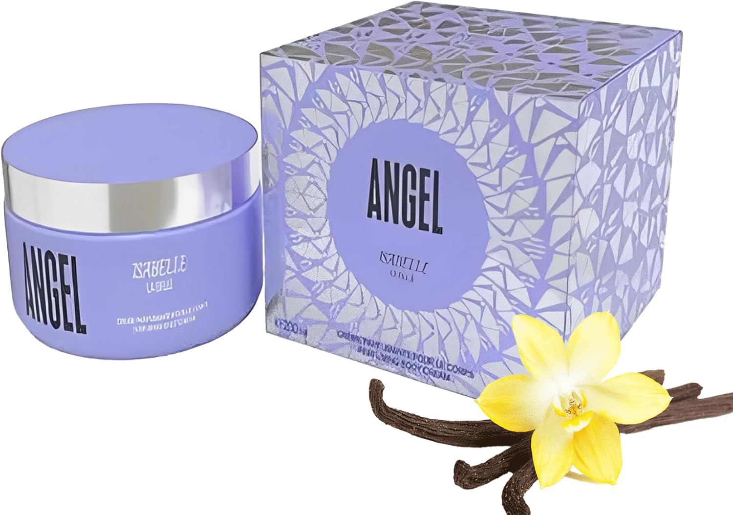 Kit Body Splash angel 300ml + Creme 200ml Angel compatível Isabelle La Belle
