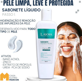 Kit Limpeza de Pele Lakma (5 itens)