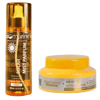 Kit Body Splash + Creme Hidratante Solar Mist Biomarie - BIOMARINE