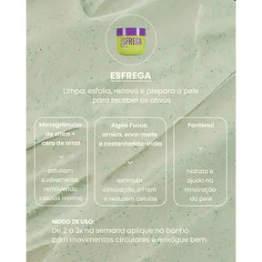 Kit Bumbum Cream Esfoliante Esfrega Barriguinha Cream 200g Trio Cuidado Diário Creme Corporal Tratamento De Celulite Estrias E Pelos Encravados BB - Beleza Brasileira